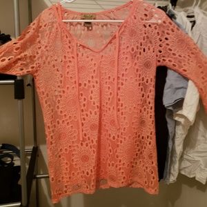 Crochet style top